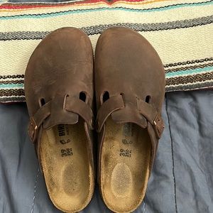 Clog Birkenstock. Leather